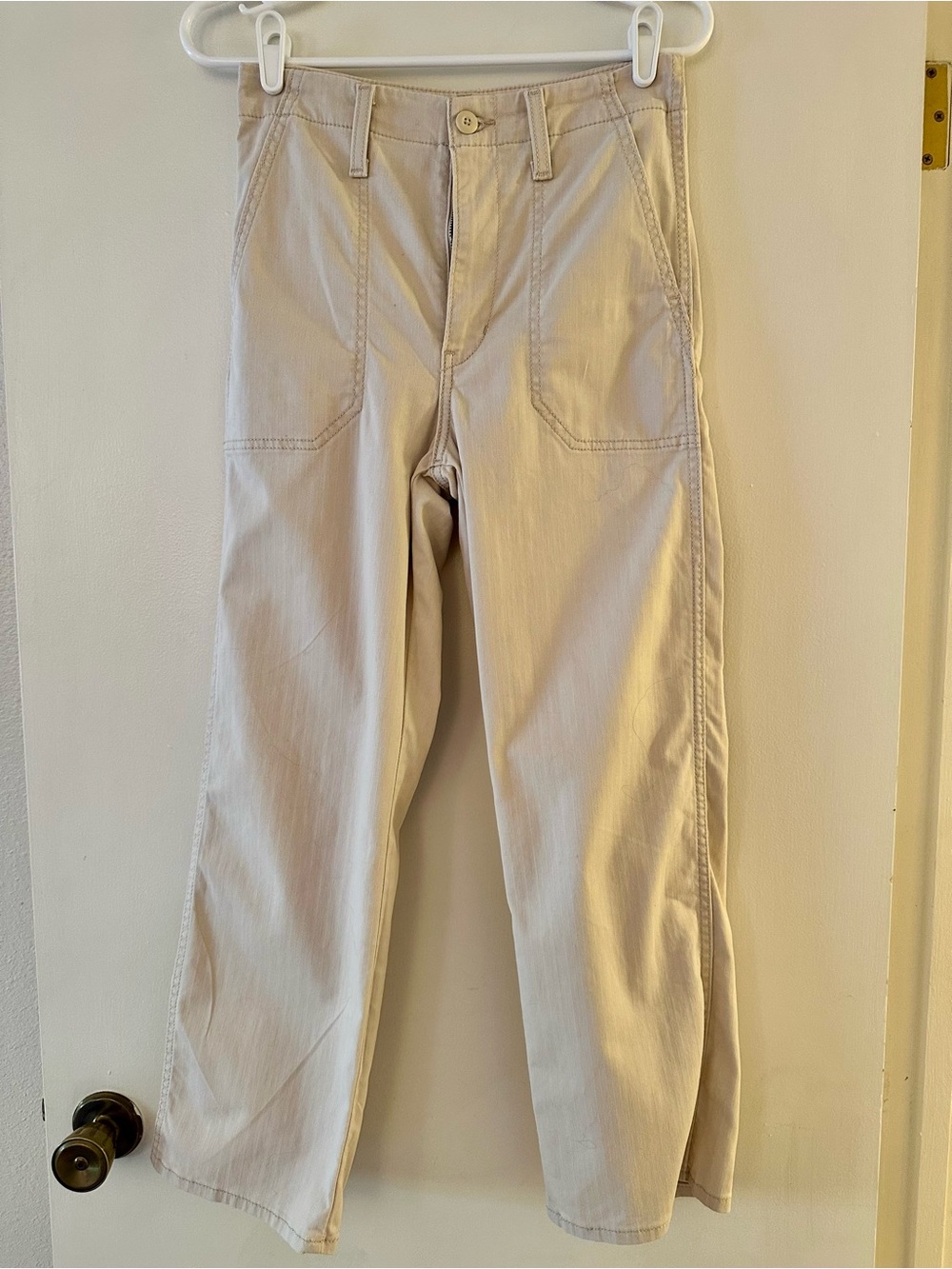 Levi's Beige Straight-Leg Chinos